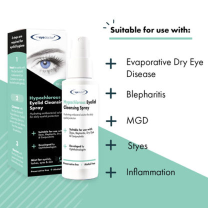 The Eye Doctor Hypochlorous Eyelid Spray x 2 Pack - Image 3