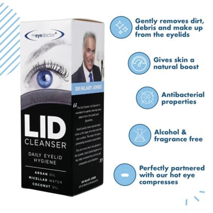 The Eye Doctor Lid Cleanser - 3 x pack